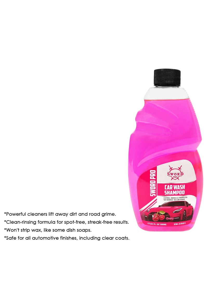 Sword Pro Ultra Shine Washing Shampoo Car Cleaning High Gloss and Shine Protection 500ml SW-3501 - Image 3