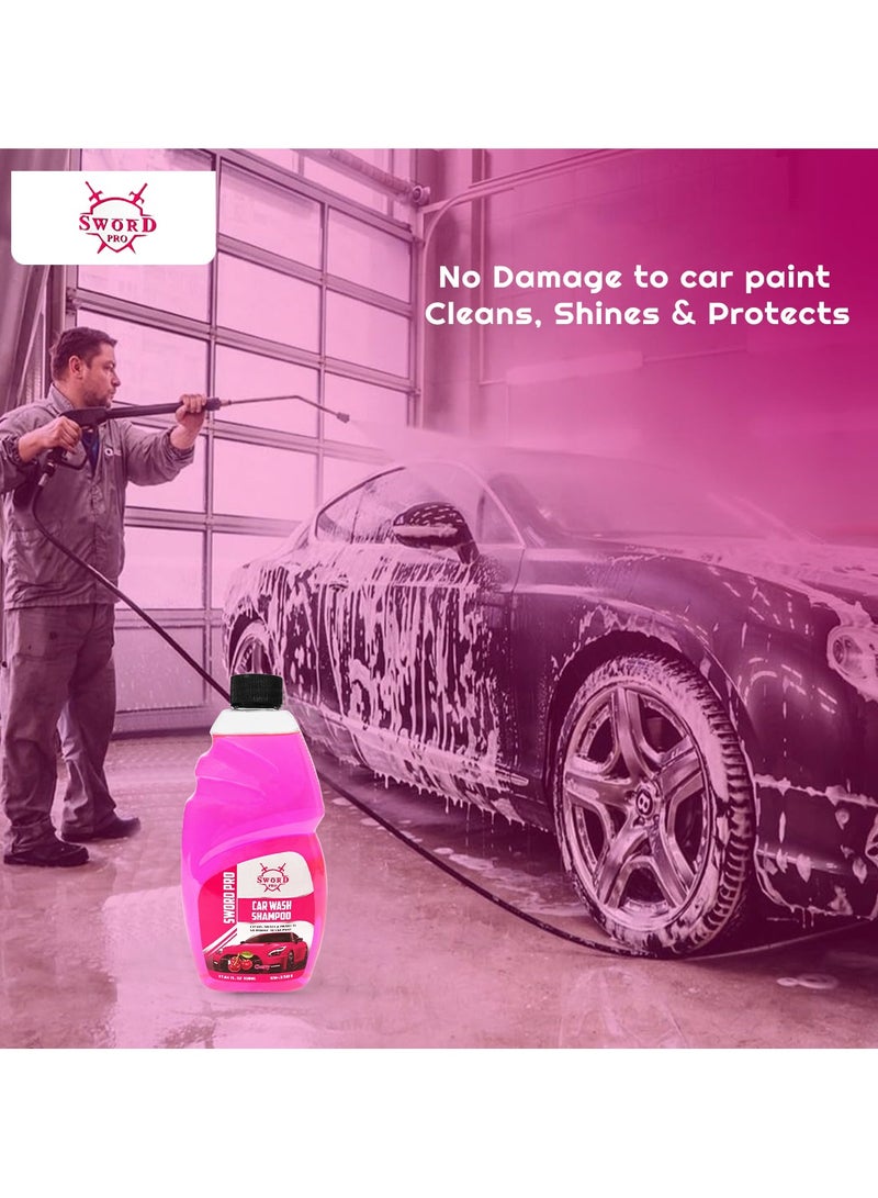 Sword Pro Ultra Shine Washing Shampoo Car Cleaning High Gloss and Shine Protection 500ml SW-3501 - Image 5