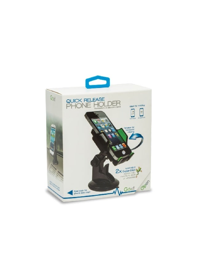 Goxt Suction Mount Adjustable Phone Holder Black 20.574 x 14.478 x 7.62 cm 23524 - Image 2