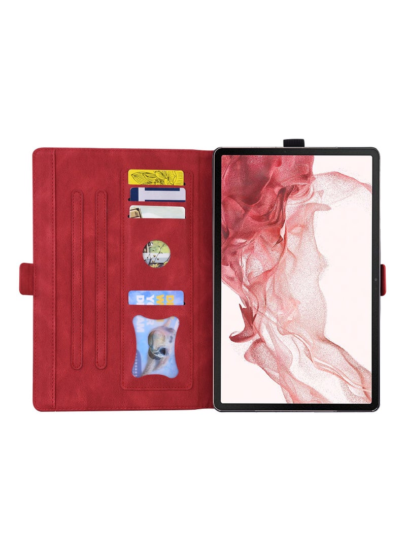 مناسبة لجهاز Samsung Tab S10 FE، حافظة قوية مضادة للسقوط، حافظة كمبيوتر لوحي عالية الجودة مع حامل بطاقة، حماية شاملة وراحة. - Image 4