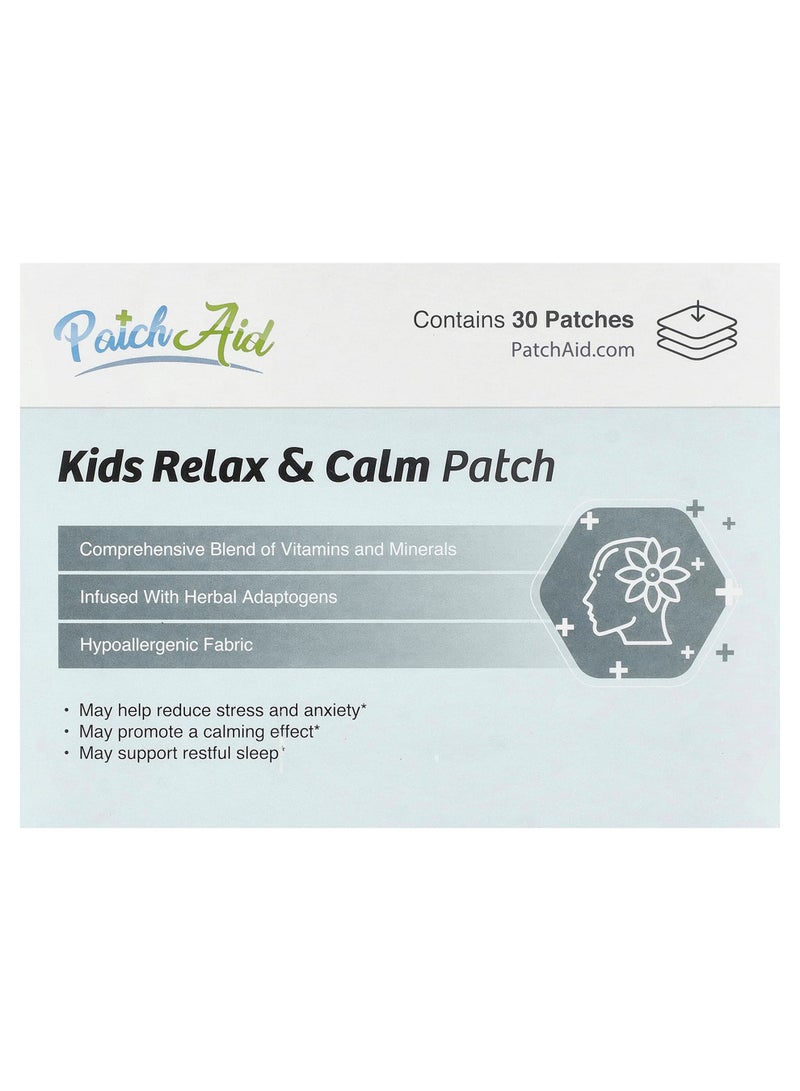 PatchAid Kids Relax & Calm Patch, 30 Patches