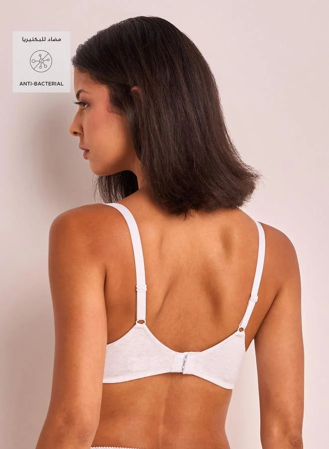 Splash FAV Bow Detail Underwired Bra with Adjustable Straps and Antibacterial Protection