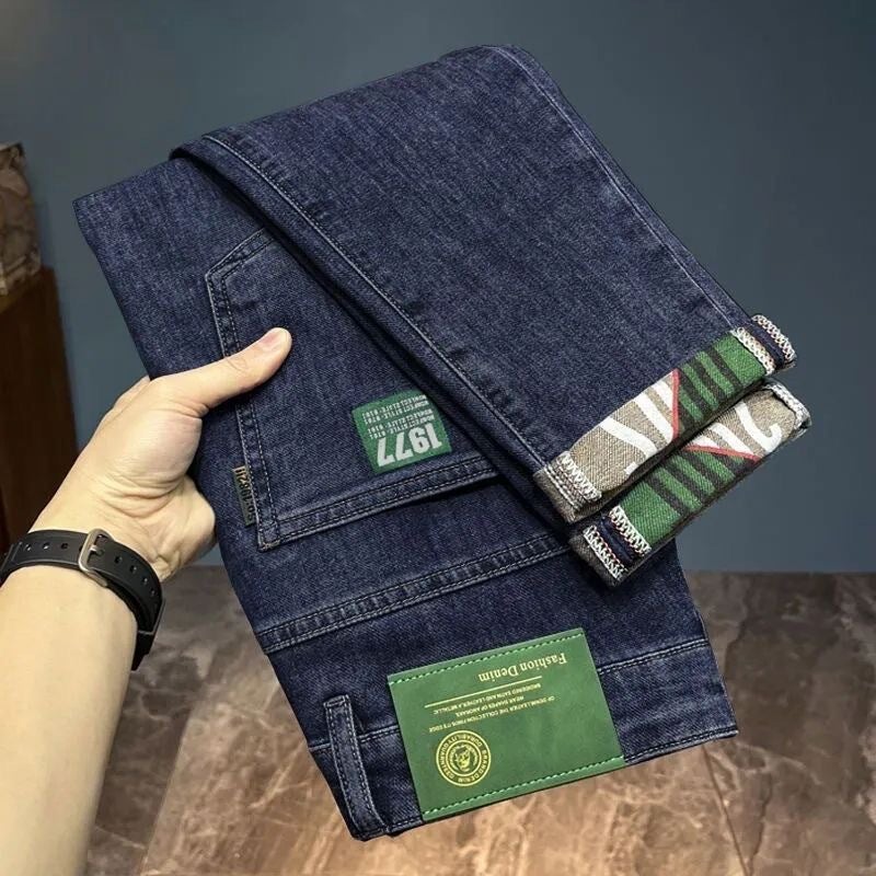 Unisex Classic Denim Jeans Loose Fit Daily Outdoor Wear - Image 3