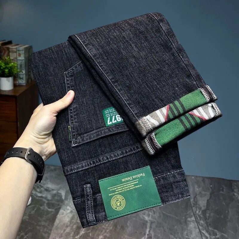Unisex Classic Denim Jeans Loose Fit Daily Outdoor Wear - Image 2