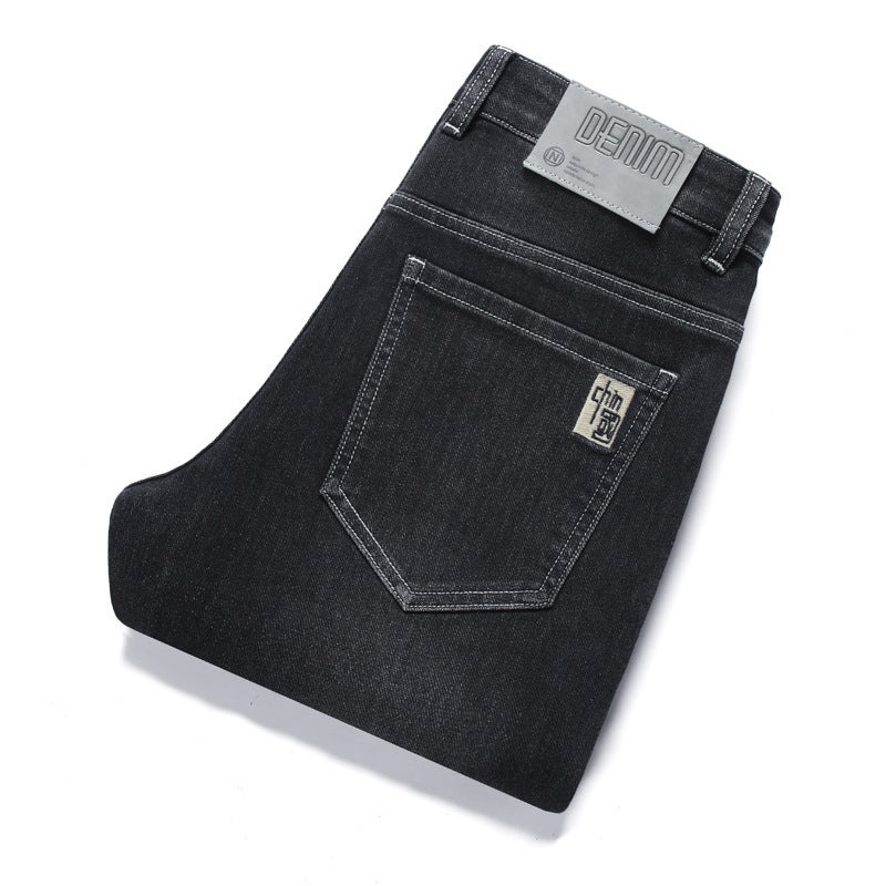 Unisex Classic Denim Jeans Loose Fit Daily Outdoor Wear - Image 1