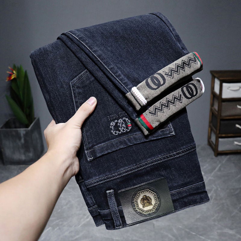 Unisex Classic Denim Jeans Loose Fit Daily Outdoor Wear - Image 5