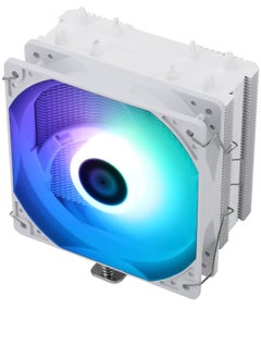 Generic AssassinX120 SE ARGB WHITE CPU Air Cooler, CPU Cooler, AX120 SE ARGB, 4 Heat Pipes, TL-C12CW-S PWM Quiet Fan, With S-FDB Bearing, for AMD AM4/AM5 Intel LGA 1700/1150/1151/1200  - Image 1