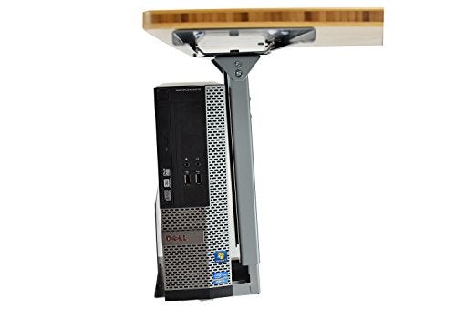 Uncaged Ergonomics CPU1 Adjustable Under Desk Computer Mount, 360⁰ Swivel Steel CPU Holder PC Holder Under Desk Mount PC Tower Stand for Office - Image 5