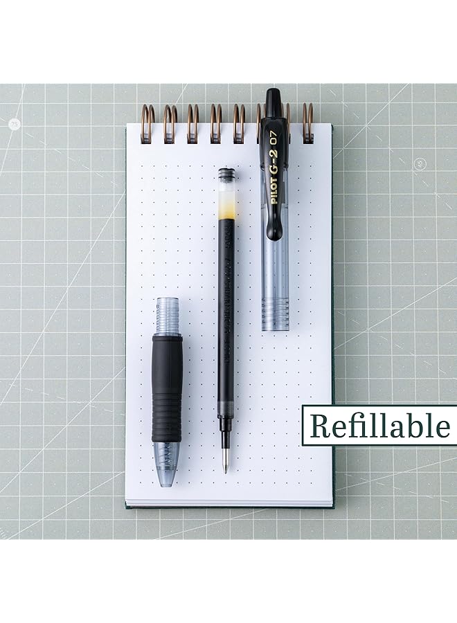 PILOT G2 Premium Gel Roller Pens Fine Point 0.7 Mm Black Pack Of 12 Dozen Box - Image 3