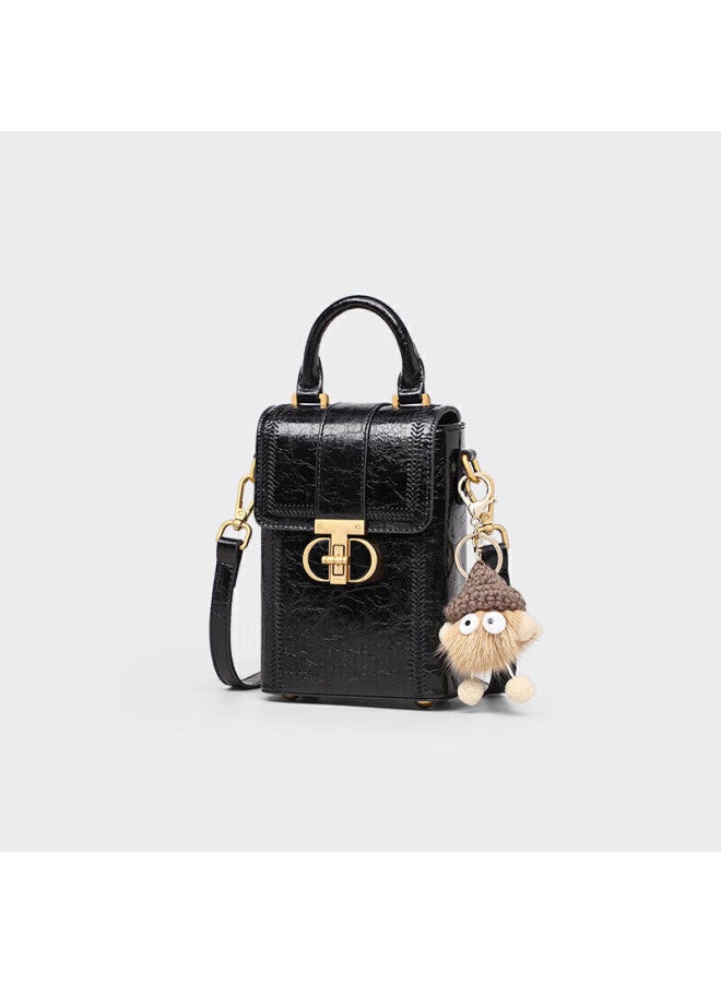 Yuyula Leather Handbag, Women's Crossbody Phone Bag, Fashionable Mini Shoulder Bag, Birthday Gift With High-end Feel For Girlfriend Or Wife - Image 1