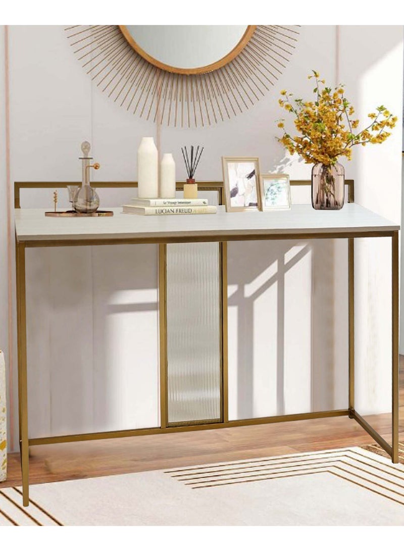 Living Rectangular Console Table Metal Frame 130*85*40 CM - Image 1