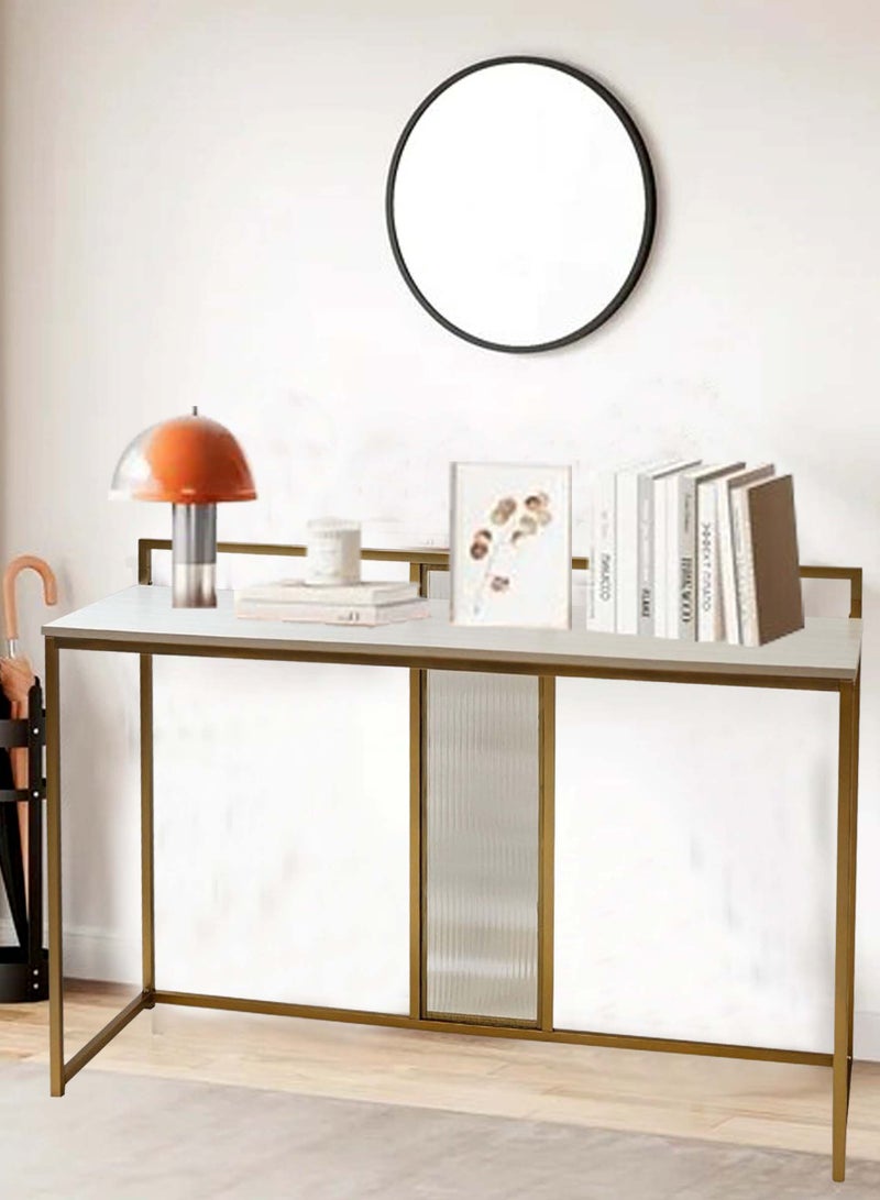 Living Rectangular Console Table Metal Frame 130*85*40 CM - Image 2