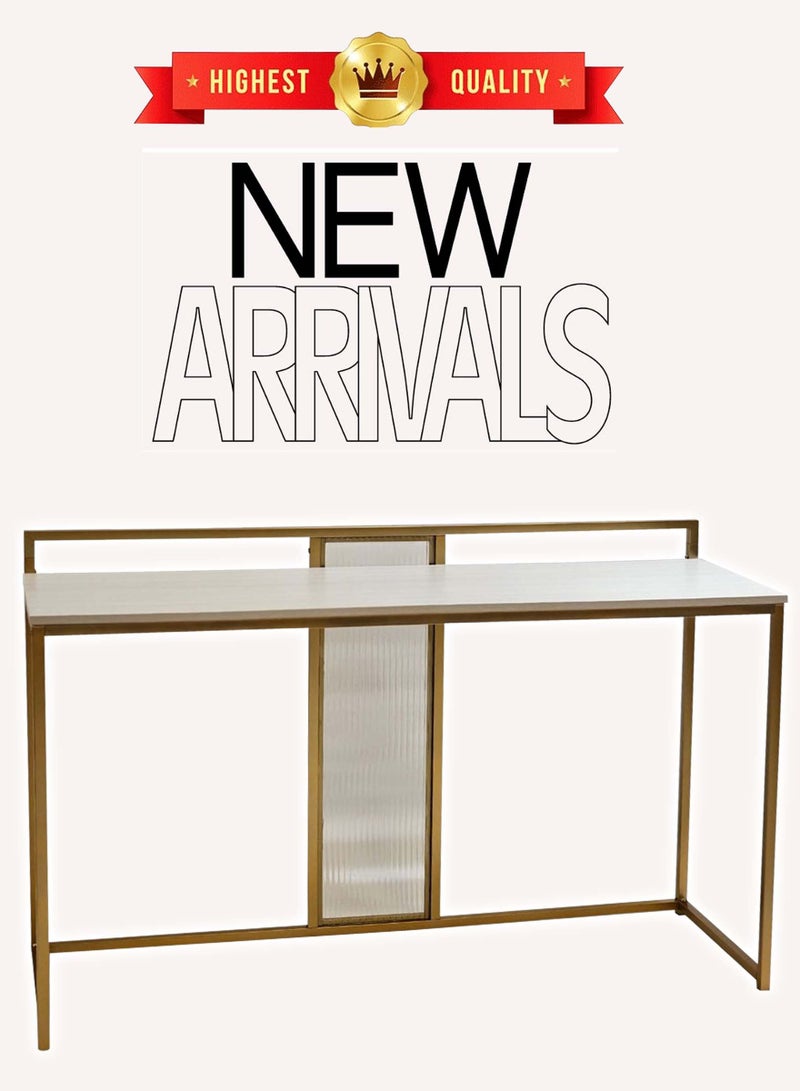Living Rectangular Console Table Metal Frame 130*85*40 CM - Image 4