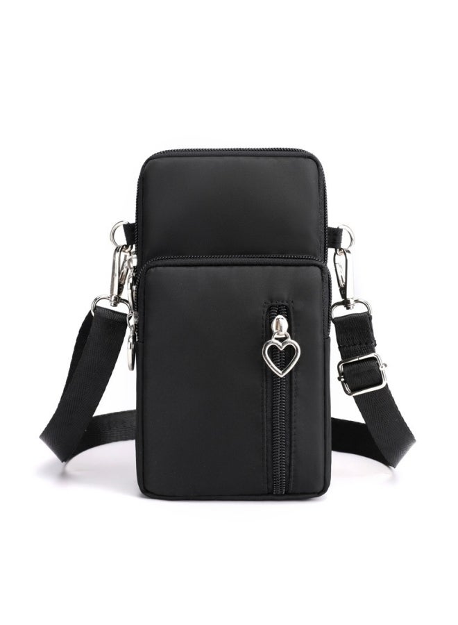 Women's Large Capacity Nylon Shoulder Bag, Ladies Halter Neck Mobile Phone Bag Arm Bag Crossbody Bag Sling Bag Side Bag, Lightweight Portable Coin Purse Carry Bag Sports Bag for Girls/College Students  - Image 1