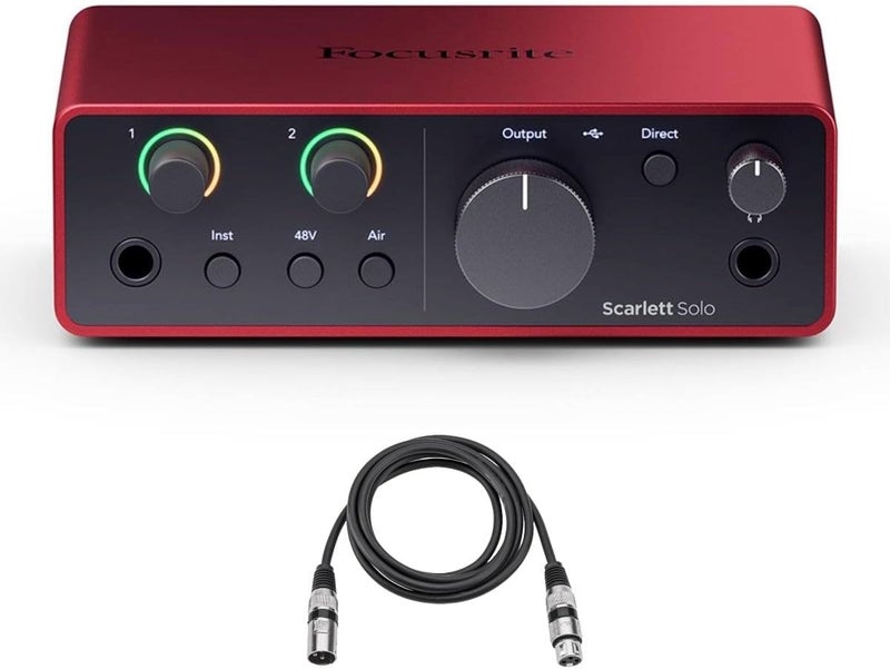 Focusrite Scarlett Solo 4th Gen USB Audio Interface - Image 1