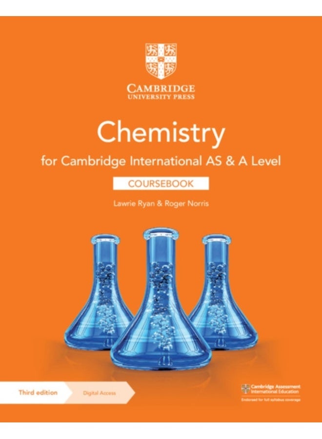 Cambridge International AS and A Level Chemistry Third edition Coursebook with Cambridge Elevate Edi 