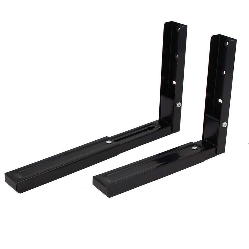 AMPEREUS Microwave Oven Wall Mount BracketSTAND COLOR Black - Image 2