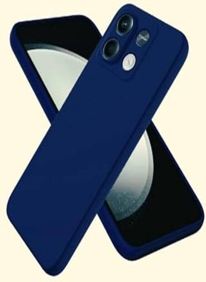 Cover Luxury per Redmi Note 13 4G: Silicone Fantasia e Anello Gold