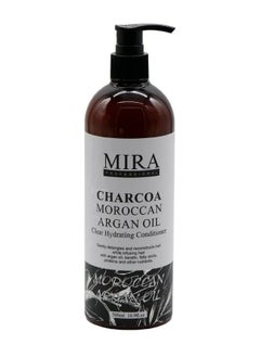 Mira Mira  Charcoal Moroccan Argan oil Cleaer Hydrating Conditioner  500 ml 