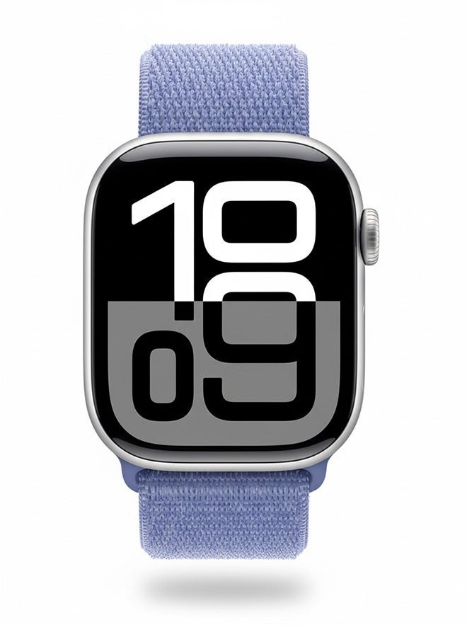 Neyecam Breathable Nylon Loop Sport Band for Apple Watch 42mm/44mm/45mm/46mm/49mm – Adjustable Lightweight Strap Compatible with iWatch Ultra 2, SE, Series 10/9/8/7, Sweatproof Replacement Band for Men & Women - Image 3