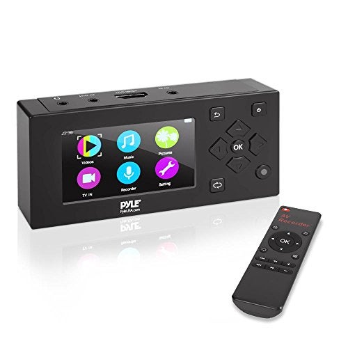 Pyle Video Game Capture Card - w/LCD Monitor-AV Recorder, HDMI Support, Full HD 1080P Digital Media File Creation System w/Audio for USB, SD, PC, DVD, PS4, PS3, Xbox One, Xbox 360 and Wii - (PVRC49) - Image 1