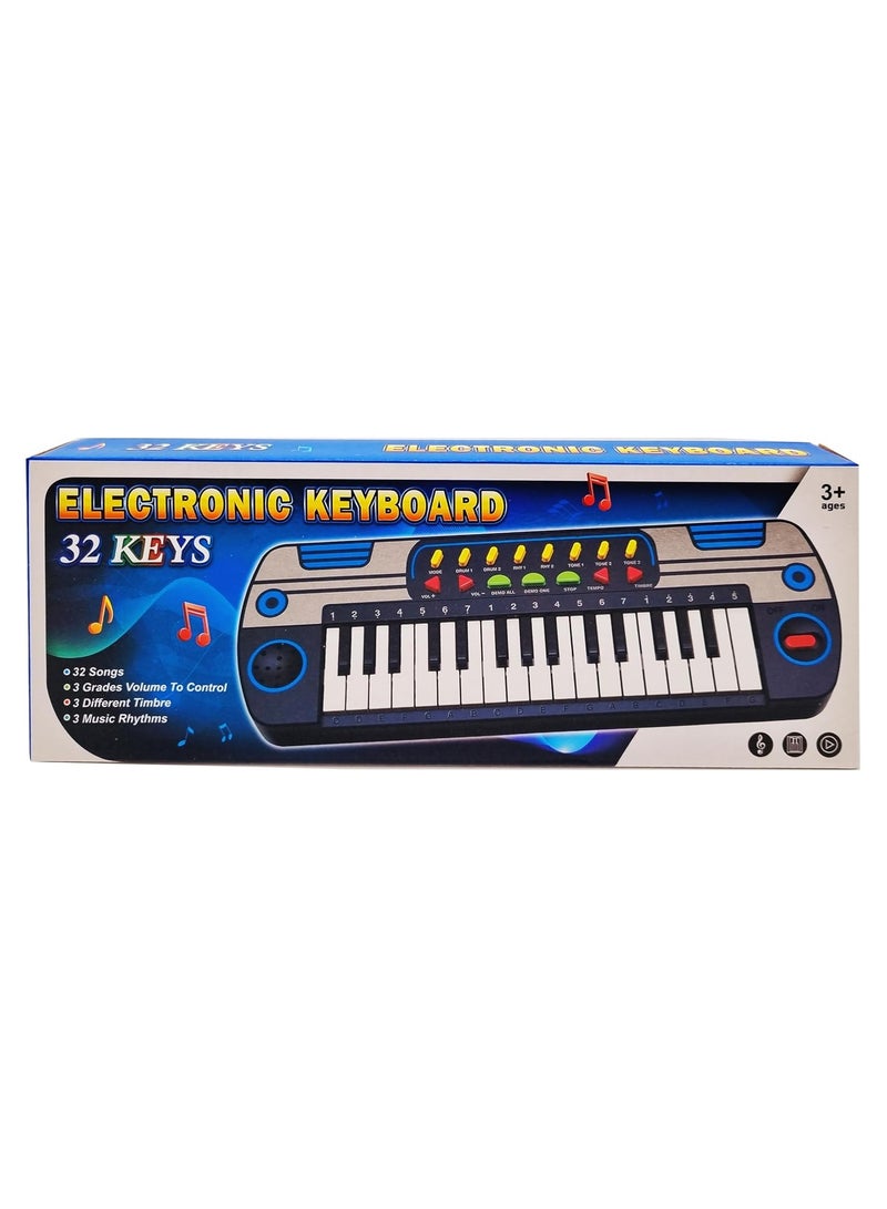 Kids Electronic Keyboard, 32 Keys Electronic Piano for Kids, Toddlers, Baby Musical Toy, Portable Multi-Function, Gift for 3-6 Year Old Boys, Girls- 2x1.5v AA Battery( Not Included) - Image 2