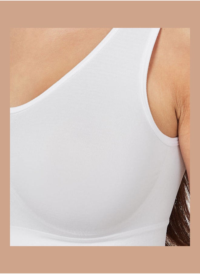 Styli - Pack of 2 - Seamfree Non Padded Comfort Crop Top - Image 1
