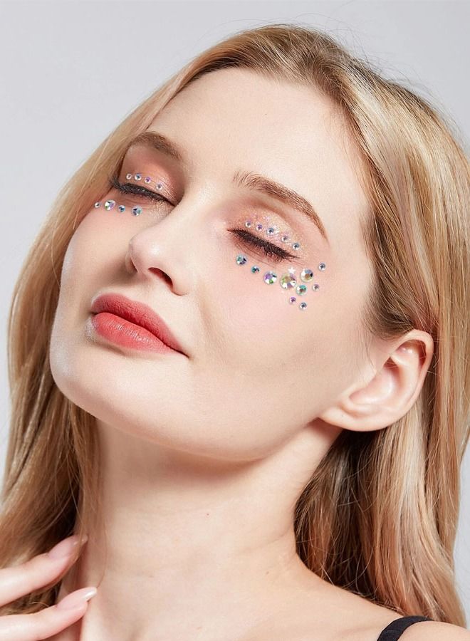 Self-adhesive pearl stone face and body tattoo stickers for face body and nail decoration - Image 3