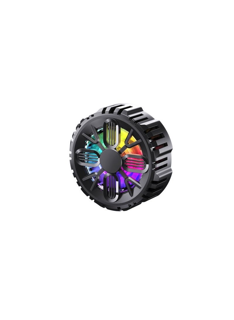 L06 Magnetic Mobile Phone Cooler Portable Tablets Cool Heat Sink Mobile Game Cooling Fan RGB Lighting Radiator - Image 1