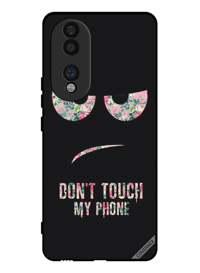 Covernex Protective Case Cover For Honor 70 Don't Touch My Phone Floral - Image 1