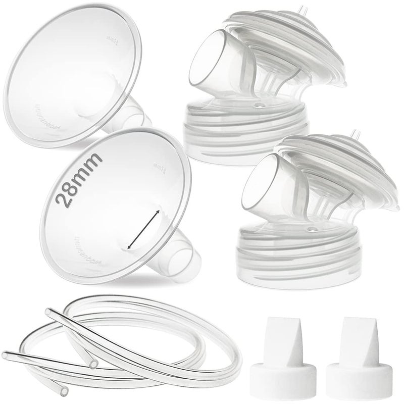 Nenesupply 28mm Pump Parts Compatible with Spectra S1 Spectra S2 Pumps Replacement Kit to Spectra Pump Parts Replace Spectra S2 Accessories and Spectra Flange Duckbill Valve Backflow Protector - Image 1