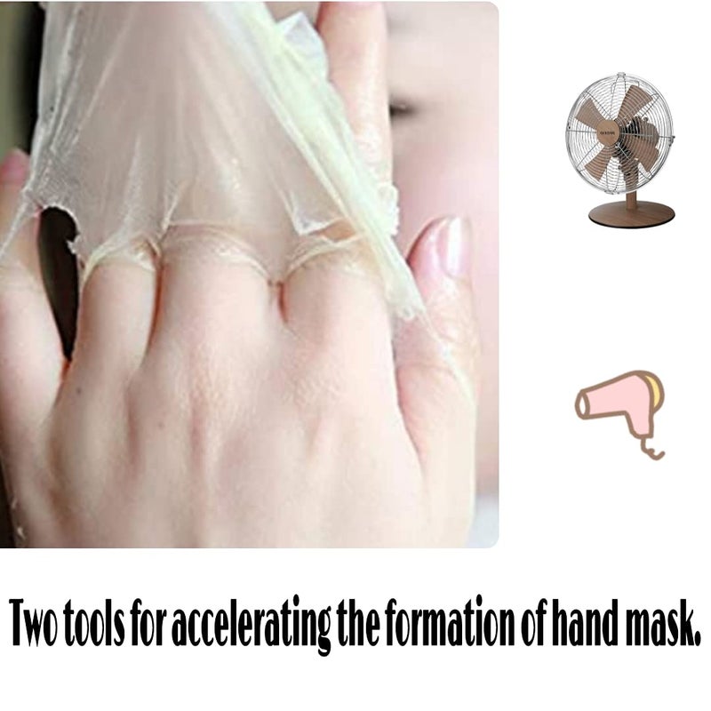 La Milee Hand Mask Milk Honey Peel Off Hand Wax Moisturizing Hydrating Nourishing Exfoliating Hand Film Hands Care paraffin110g - Image 5