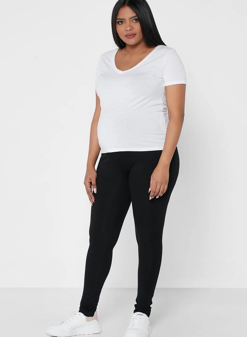 Yours Clothing 2 Pack Full Length Leggings