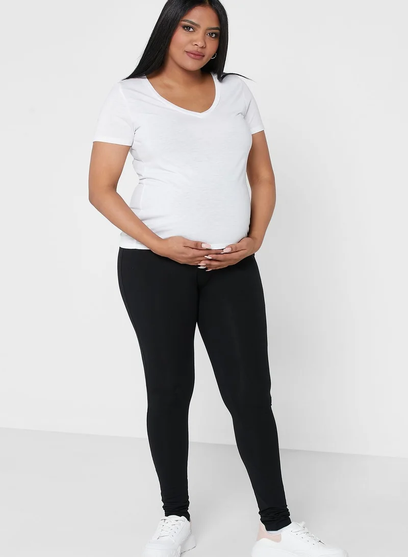 Yours Clothing 2 Pack Full Length Leggings