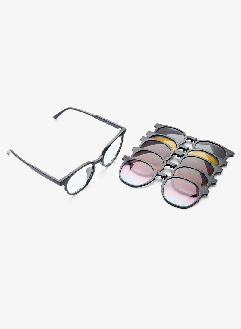 سفنتي فايف Polarized Lens Square Sunglasses