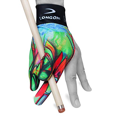LONGONI Billiard POOL CUE GLOVE Fancy Leonardo 1 for Left hand - Image 1