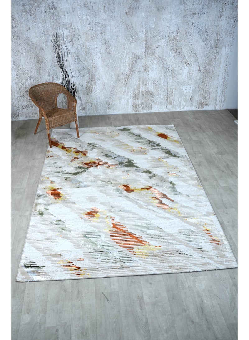 Ramsha Washable Area Rug Large Carpet For Bedroom Rug For Living Room Polyester Carpet Nk73A 300x400 cm - Image 1