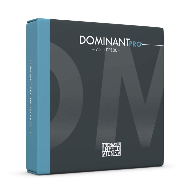 Thomastik-Infeld Dominant Pro Violin Strings DP100, 4/4 Synthetic Core Set for Advanced Violinists - Tin-Plated E, Aluminum A, Silver D&G - Powerful, Balanced with Broad Sound Colors - Made in Vienna - Image 1