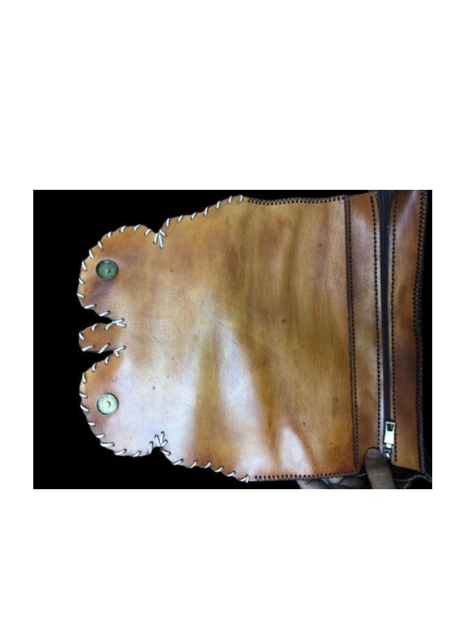 Genuine Leather Crossbody Bag Medium Butterfly Handbag  - Image 5