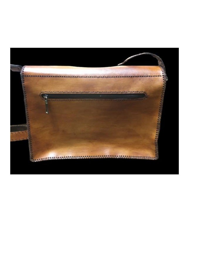 Genuine Leather Crossbody Bag Medium Butterfly Handbag  - Image 3