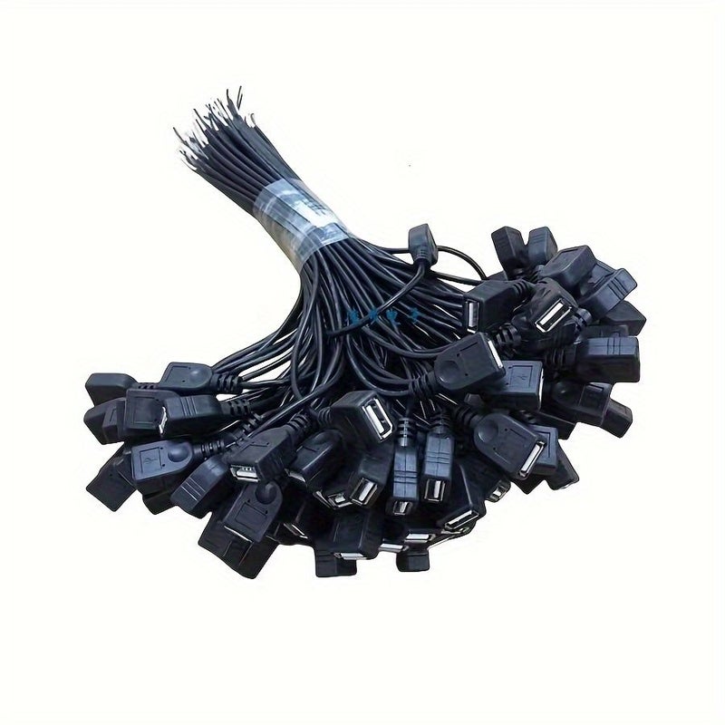 2 قطعة موصلات USB بدون لحام لتوصيل الكابلات الأنثوية - Image 1