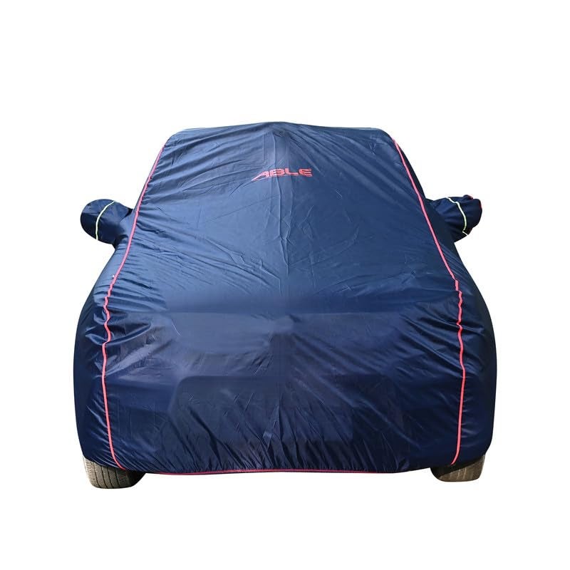 Able Parashuit Blue WR Series Car Body Cover with Mirror Pockets and Driver Door Zipper Compatible for Maruti Swift Old Type-I (2004 to 2009 Model) - Image 1
