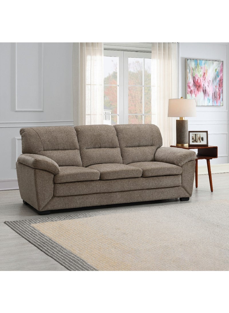 Home Box Leonardo 3-Seater Fabric Sofa 92 x 91 x 215 cm  - Image 1