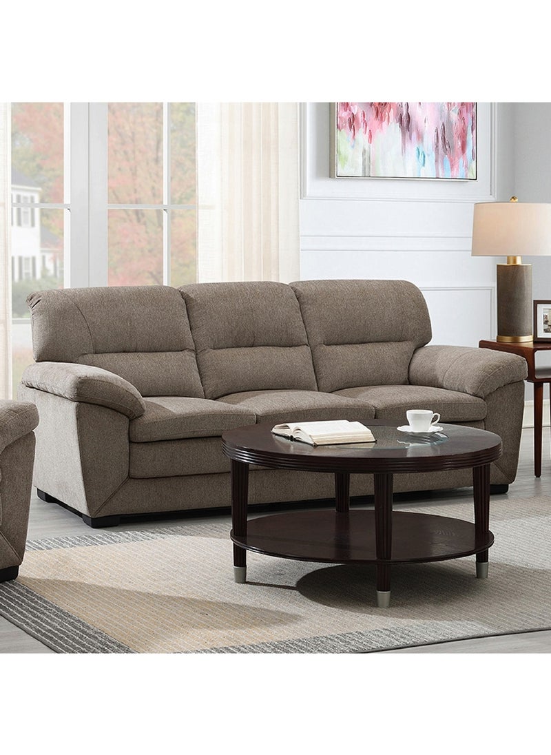 Home Box Leonardo 3-Seater Fabric Sofa 92 x 91 x 215 cm  - Image 2