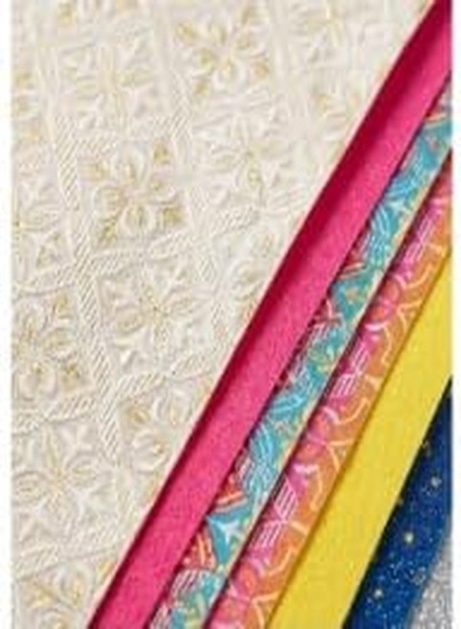 53 Arts Non-Woven Craft Sheet Set – Printed & Glitter Fabric Sheets for DIY Crafts, Decoration, Scrapbooking & School Projects | Soft Felt Sheets for Art & Craft - Image 2