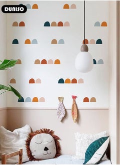 DUNISO 36pcs Boho Hills Wall Stickers Bedroom Removable Wall Decals Nursery Kids Room Decor, Decorations, Pastel Hearts Wall Art Stickers for Kids Room Bedroom Playroom Nursery Room  - Image 5