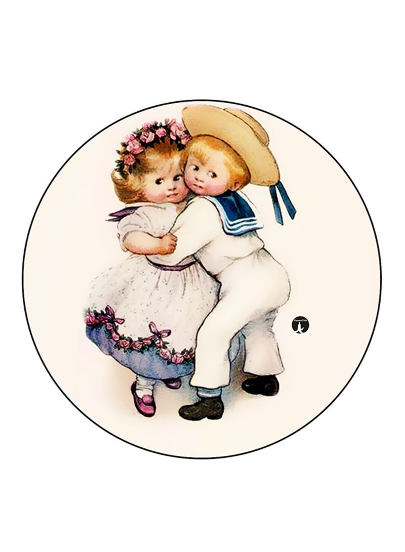 RKN Vintage Art Printed Large Pin Multicolour - Image 2