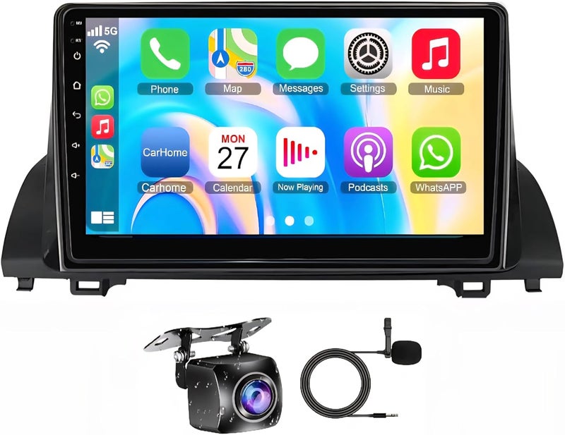 Vierex Fit Honda Accord Car Stereo GPS Navigation System for Honda Accord Android Screen 2018-2022, Wireless CarPlay, Android Auto, BT, WiFi, Backup Camera (2+32GB Carplay 4CORE) - Image 1