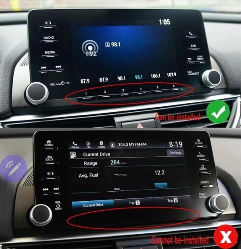 Vierex Fit Honda Accord Car Stereo GPS Navigation System for Honda Accord Android Screen 2018-2022, Wireless CarPlay, Android Auto, BT, WiFi, Backup Camera (2+32GB Carplay 4CORE) - Image 4