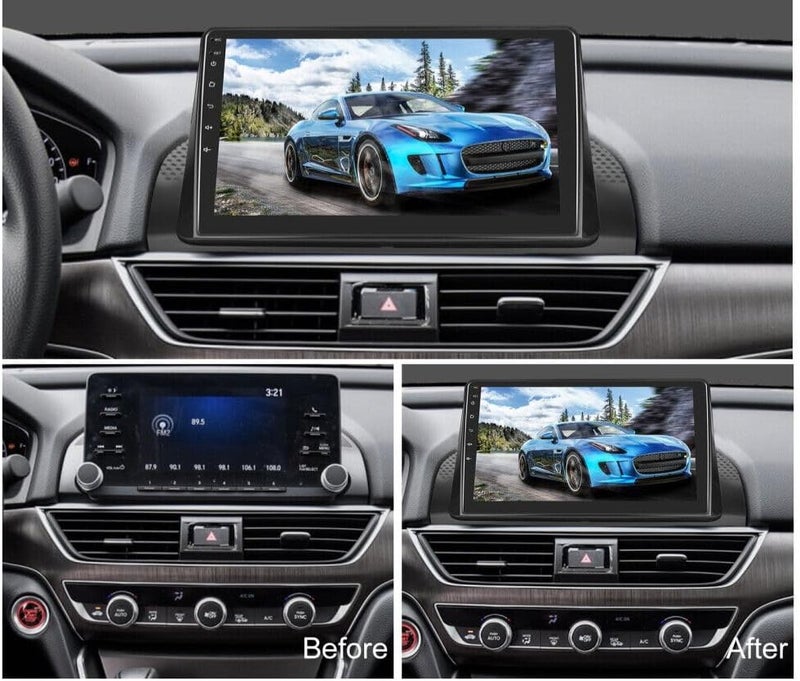 Vierex Fit Honda Accord Car Stereo GPS Navigation System for Honda Accord Android Screen 2018-2022, Wireless CarPlay, Android Auto, BT, WiFi, Backup Camera (2+32GB Carplay 4CORE) - Image 3